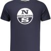 North Sails 'S Kratkih Rukava Majica, Plave