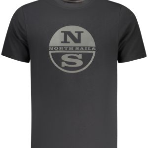 North Sails 'S Kratkih Rukava Majica Crne
