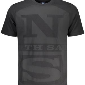 North Sails 'S Kratkih Rukava Majica Crne
