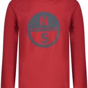 North Sails ' Dugih Rukava Majica, Crvena