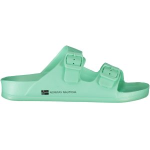NORWAY 1963 WOMEN'S GREEN SLIPPER FOOTWEAR