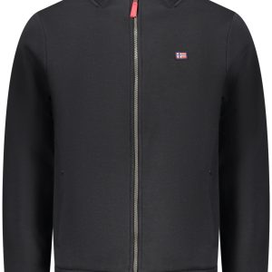 NORWAY 1963 MEN'S BLACK ZIP-UP SWEATSHIRT