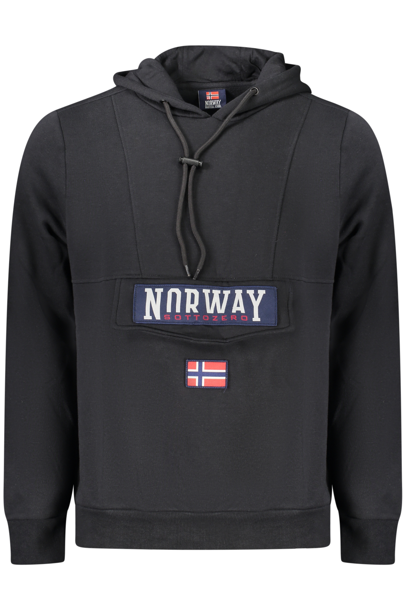 Norway 1963 'S Crna Na Rajsferšlus Dukserica