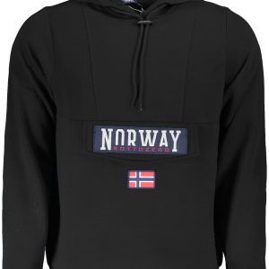NORWAY 1963 BLACK MEN'S ZIP-UP SWEATSHIRT