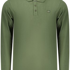 NORWAY 1963 MEN'S LONG-SLEEVED POLO SHIRT, GREEN