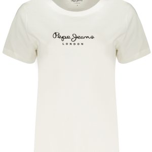 PEPE JEANS WOMEN'S SHORT-SLEEVE T-SHIRT WHITE