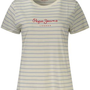 PEPE JEANS WOMEN'S SHORT-SLEEVE T-SHIRT WHITE