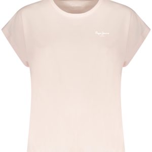 PEPE JEANS WOMEN'S PINK SHORT-SLEEVE T-SHIRT