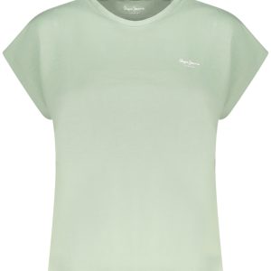 PEPE JEANS WOMEN'S SHORT-SLEEVED T-SHIRT, GREEN