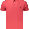 Timberland 'S Kratkih Rukava Polo Majica Majica, Crvene