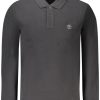 Timberland 'S Dugih Rukava Polo Majica Majica Crna