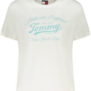 TOMMY HILFIGER WOMEN'S SHORT-SLEEVE T-SHIRT WHITE