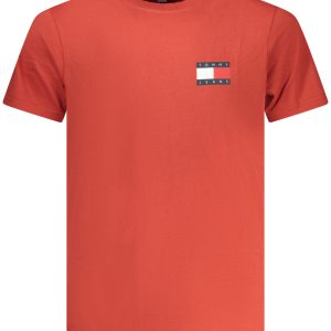 TOMMY HILFIGER MEN'S SHORT-SLEEVED T-SHIRT, RED