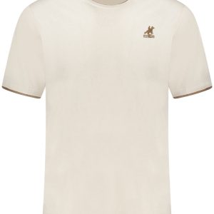 US GRAND MEN'S SHORT-SLEEVE T-SHIRT BEIGE