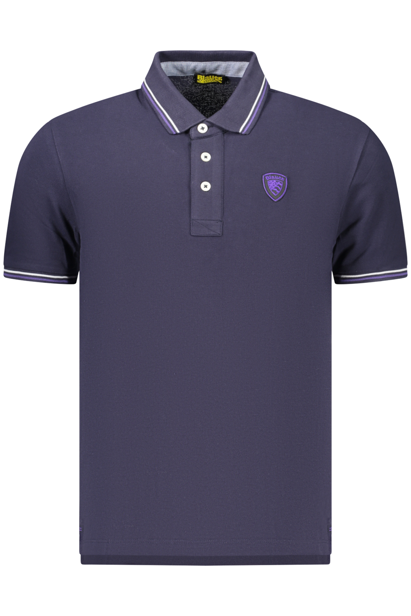 Blauer Apparel Kratkih Rukava Polo Majica, Plave