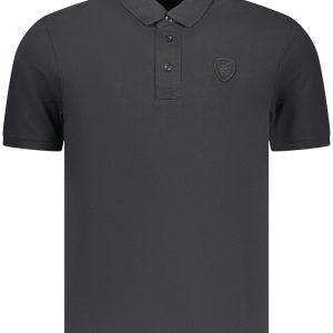 Blauer Apparel 'S Kratkih Rukava Polo Majica Majica, Crne