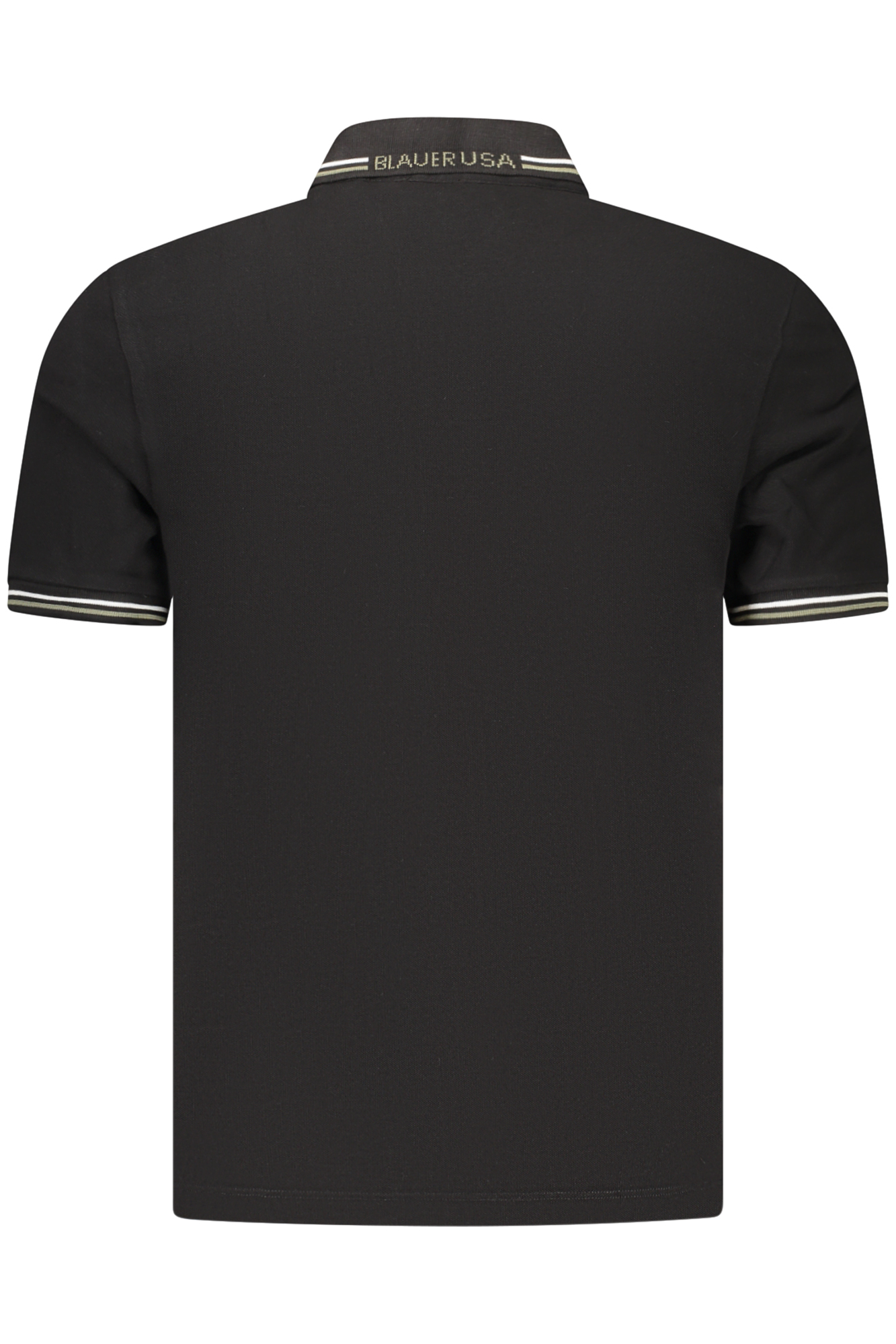 Blauer Apparel Kratkih Rukava Polo Majica, Crne - Slika 2