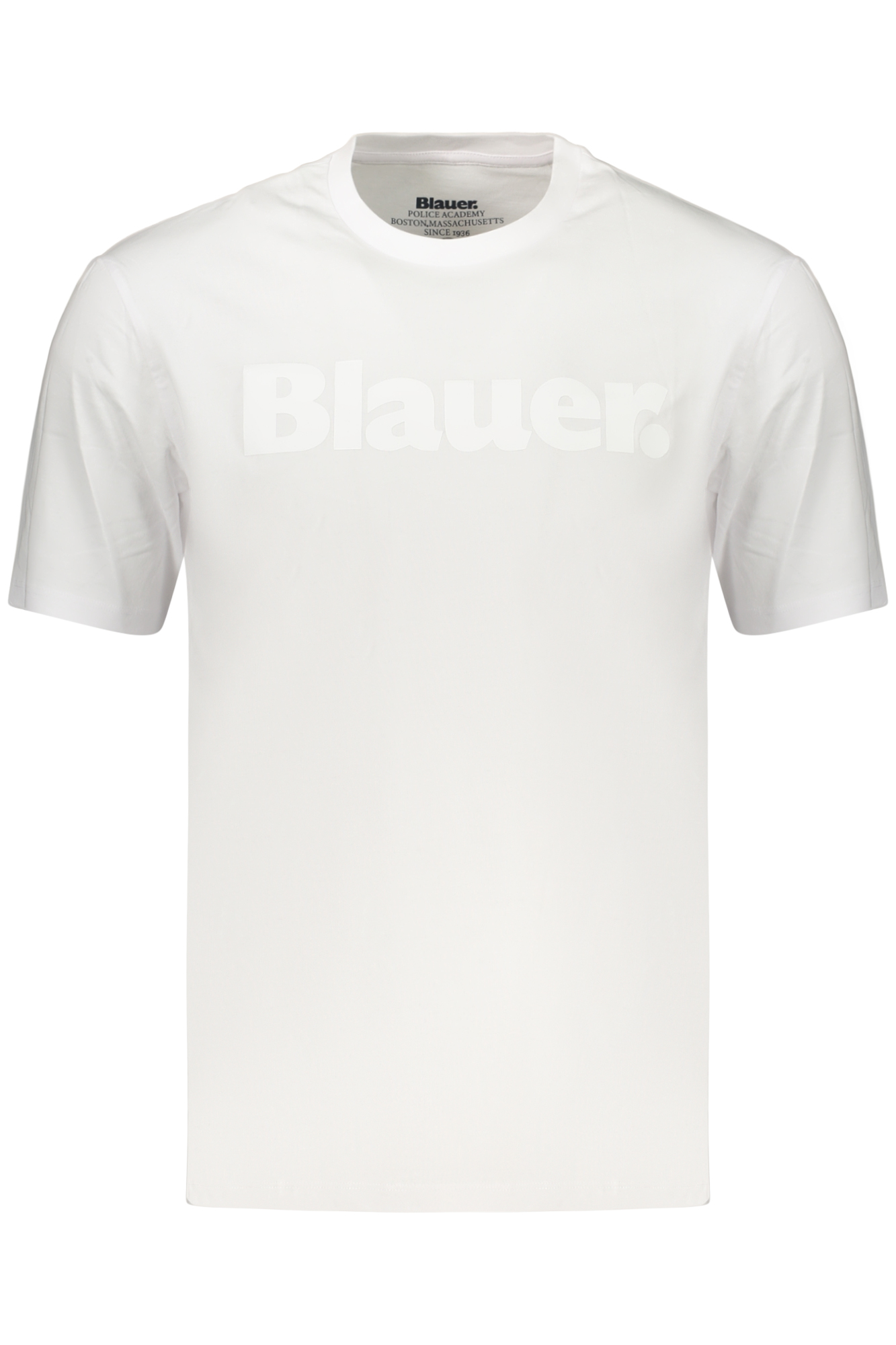 Blauer Apparel Kratkih Rukava Majica Bijele