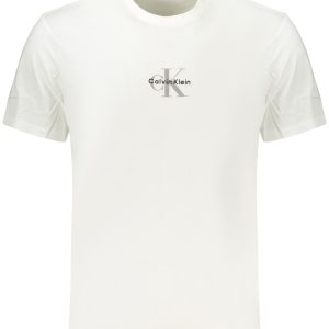 Calvin Klein 'S Kratkih Rukava Majica Bijele
