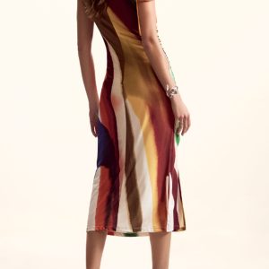 Alternativni prikaz Desigual 'S Long Haljina In Smeđe