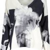 DESIGUAL WHITE WOMEN'S SWEATER