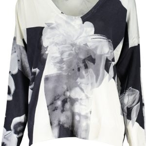 DESIGUAL WHITE WOMEN'S SWEATER