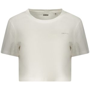 GUESS JEANS WOMEN'S SHORT-SLEEVE T-SHIRT WHITE