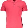 Napapijri 'S Kratke Hlače Sleeved Polo Majica Majica Roze