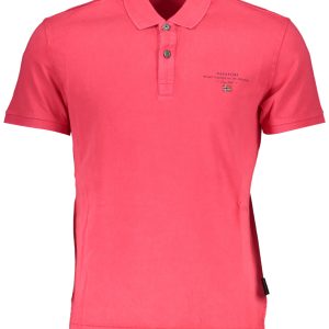 Napapijri 'S Kratke Hlače Sleeved Polo Majica Majica Roza