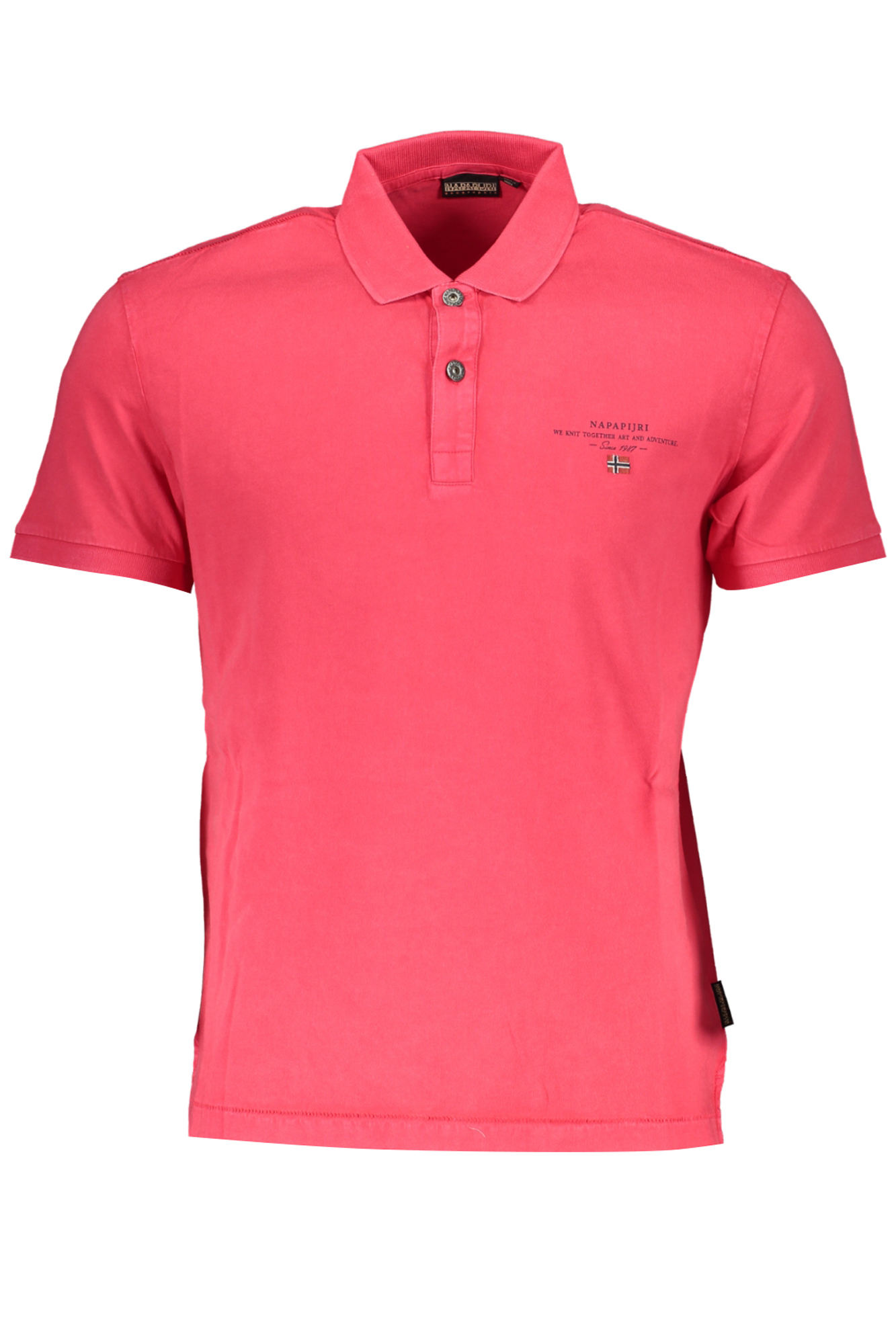 Napapijri 'S Kratke Hlače Sleeved Polo Majica Majica Roze