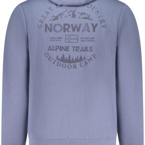 Alternativni prikaz NORWAY 1963 MEN'S BLUE ZIP-UP SWEATSHIRT