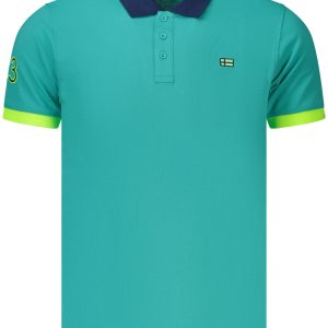 Norway 1963 'S Kratkih Rukava Polo Majica Majica, Plave