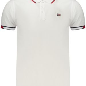 Norway 1963 'S Kratkih Rukava Polo Majica Majica Bijele