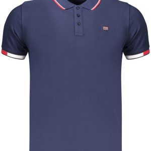 Norway 1963 'S Kratkih Rukava Polo Majica Majica, Plave