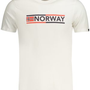 Norway 1963 'S Kratkih Rukava Majica Bijele