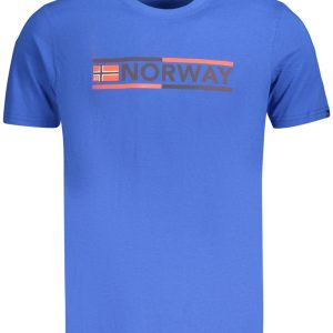 Norway 1963 'S Kratkih Rukava Majica Plave
