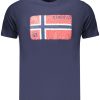 Norway 1963 'S Kratkih Rukava Majica Plave