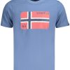 Norway 1963 'S Kratkih Rukava Majica Plave