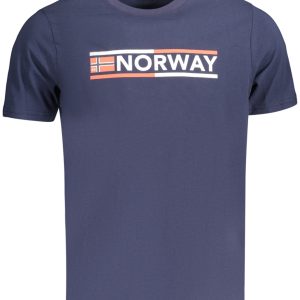 Norway 1963 'S Kratkih Rukava Majica Plave