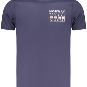 Norway 1963 'S Kratkih Rukava Majica Plave