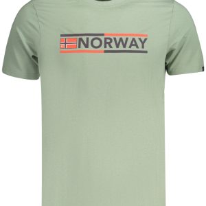 Norway 1963 'S Kratkih Rukava Majica Zelene