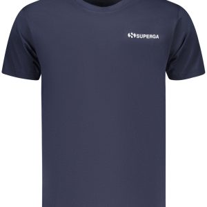 SUPERGA MEN'S SHORT-SLEEVED T-SHIRT BLUE