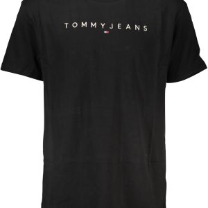 TOMMY HILFIGER MEN'S SHORT SLEEVE T-SHIRT BLACK